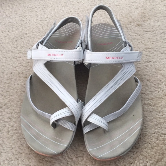 merrell white sandals